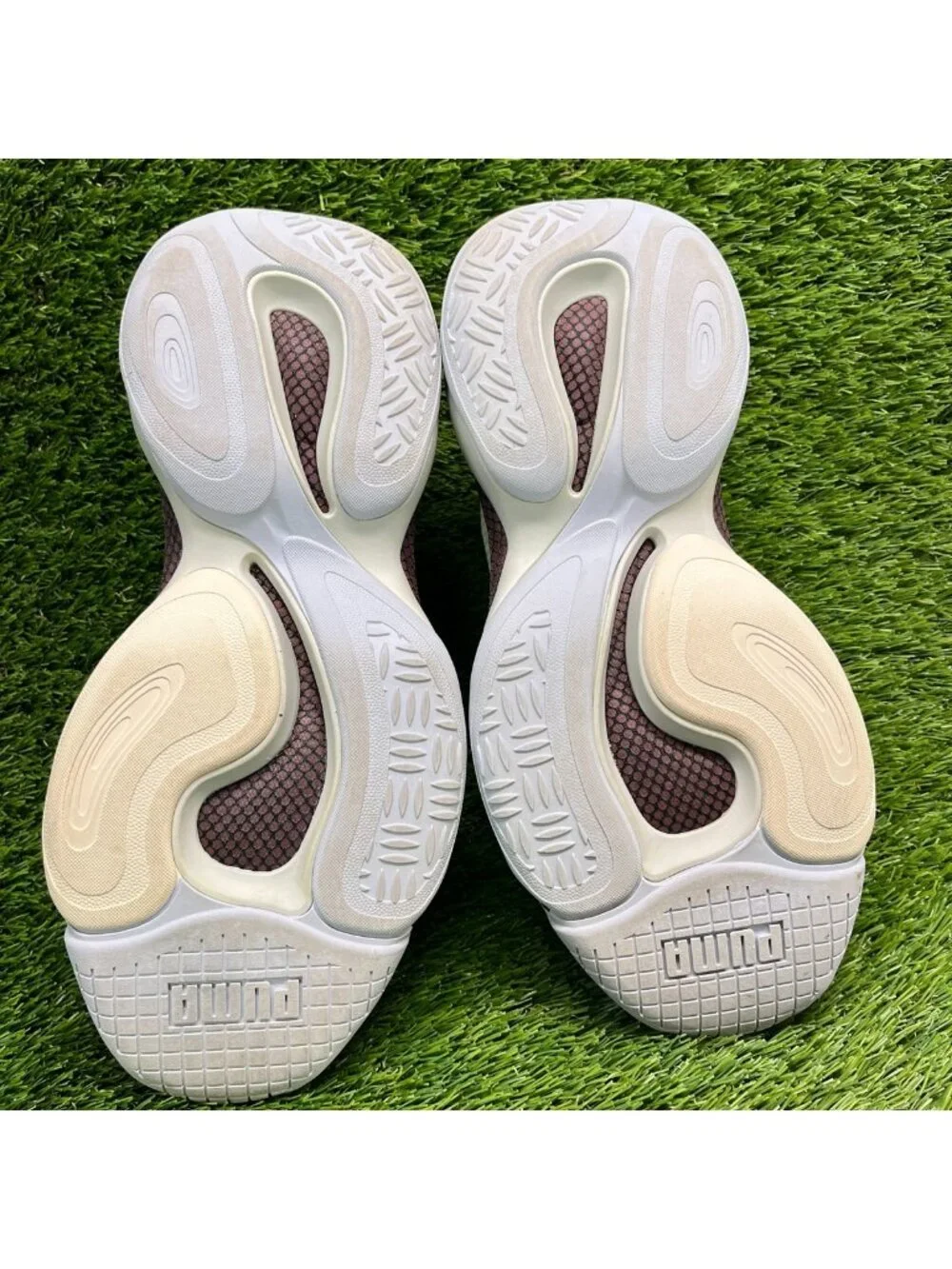 Puma Alteration Blitz Mens Size 8.5 Cream Ivory Athletic Walking Shoes Sneakers
